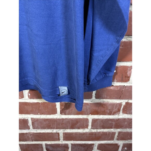 Vintage Y2k Nike Shirt Long Sleeve 2000s Silver Tag Swoosh Spell Out Adult XL - Picture 5 of 8